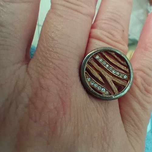 Silver 925 ring used, women's adjustable size