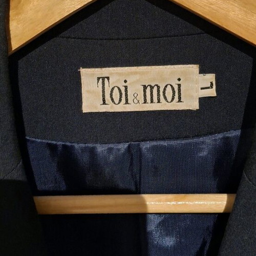 Toi & moi long blazer like new, size L