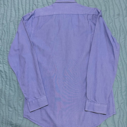ZARA Man Oxford Shirt Blue Large Slim Fit like new