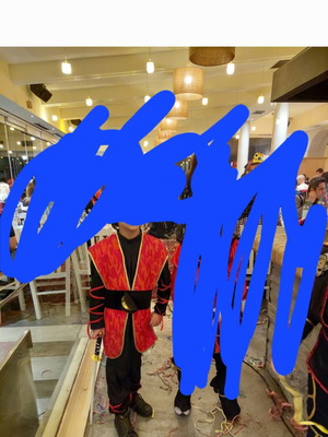 Αποκριάτικη στολή Ninja για αγόρι 8-9 ετών μεταχειρισμένη με μάσκα