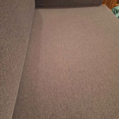 Corner sofa 3 x 1.70 m, brown, water-resistant fabric