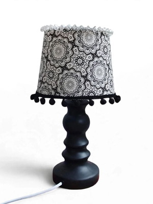 Φωτιστικό black mandala καινούργιο, διαστάσεις 35x20 Ε27