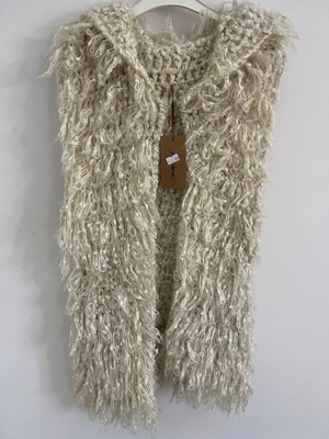 Vest new, size Small, beige