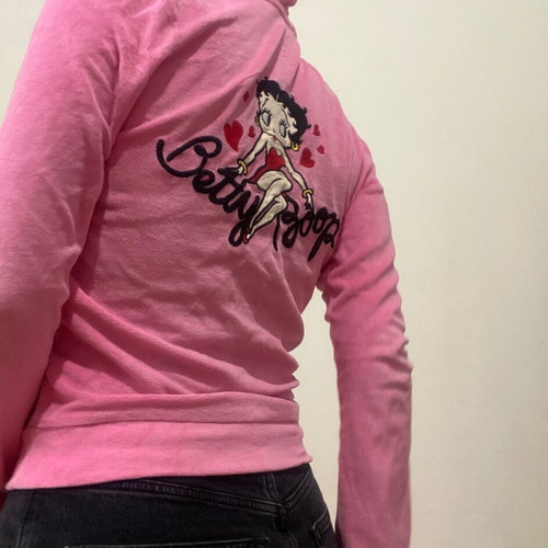 Ζακέτα Betty Boop y2k ροζ σαν καινούργιο, H&M Small-Medium