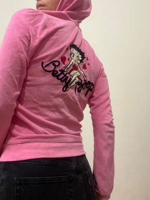 Ζακέτα Betty Boop y2k ροζ σαν καινούργιο, H&M Small-Medium