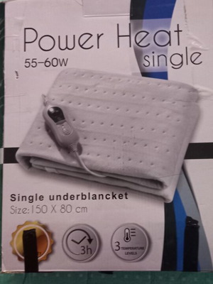 Electric single blanket new 1.50 x 0.80 m