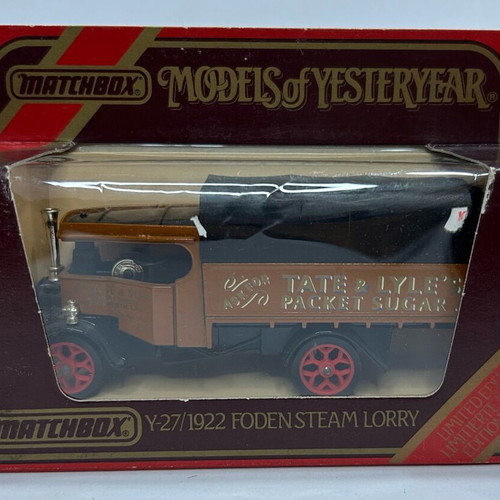 Matchbox 1986 Models of Yesteryear Y-27 1922 Foden Steam Wagon like new