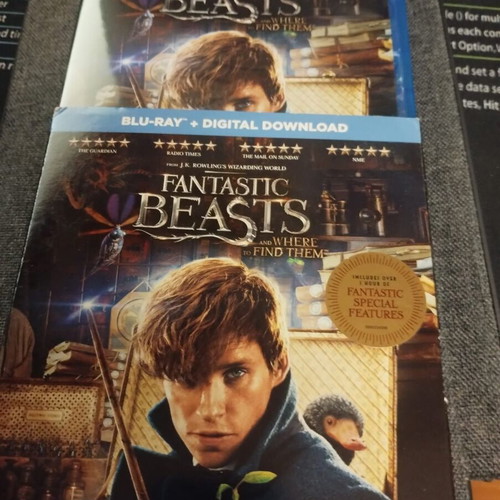 Fantastic Beasts And Where To Find Them Blu-ray like new with Greek subs
