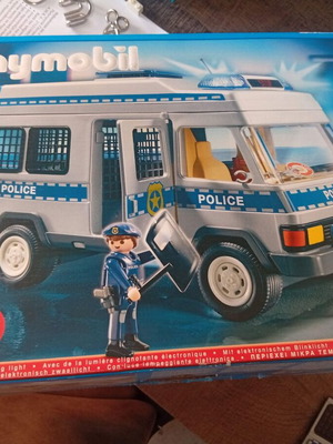 Playmobil 4023 Κλούβα Αστυνομίας μεταχειρισμένη με αξεσουάρ και οδηγίες
