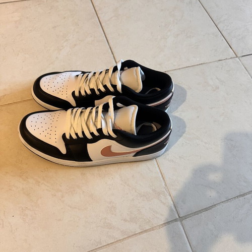 Jordan casual shoes, black and white, size 44.5