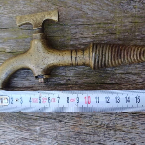 Barrel tap used, old brass