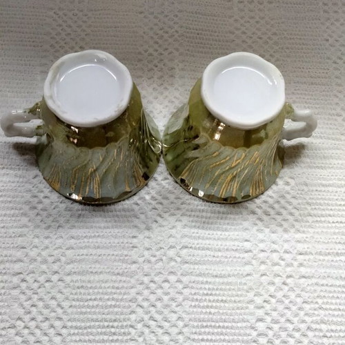 Vintage porcelain coffee cups set of 4 from Bulgaria like new