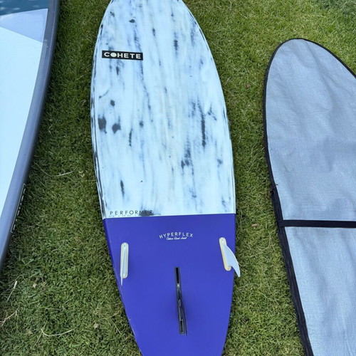 Cohete Performer SUP board used, includes leash and carrying case