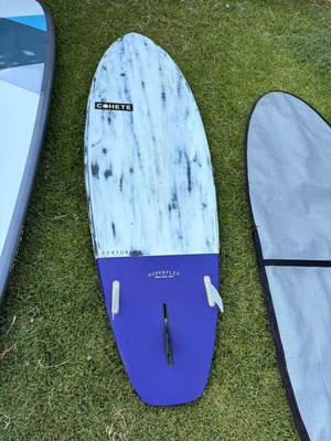 Cohete Performer SUP board used, includes leash and carrying case
