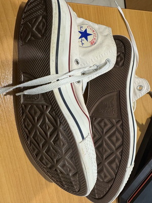 Converse All Star ankle sneakers used, white size 43