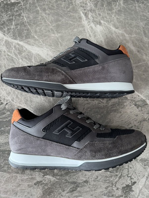 Ανδρικά sneakers Hogan μέγεθος 42 σαν καινούργια μαύρο και γκρι