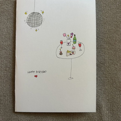 Birthday card handmade, new