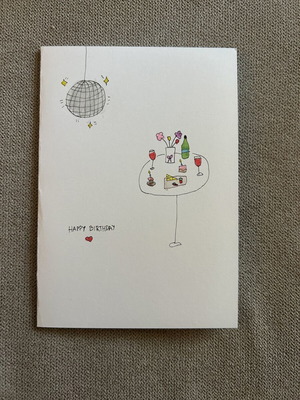 Birthday card handmade, new