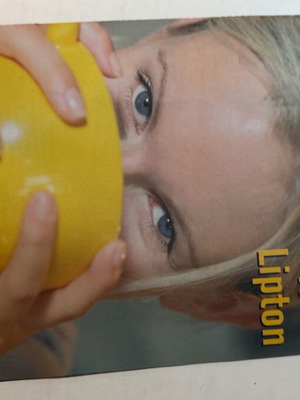 Lipton vintage διαφημιστικό φυλλάδιο τσαγιού με εκπτωτικά κουπόνια
