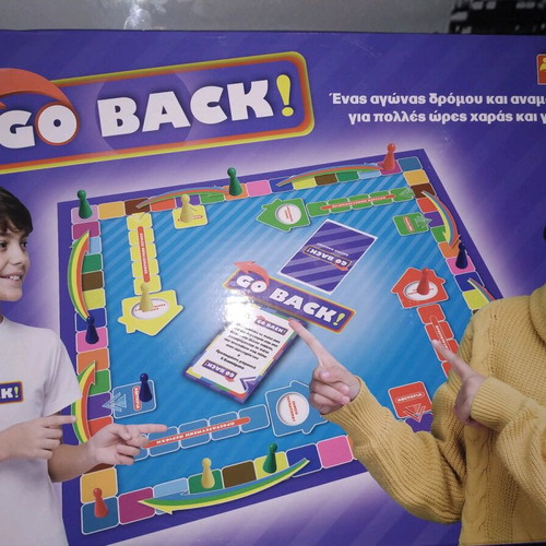 Go Back board game used, missing instructions