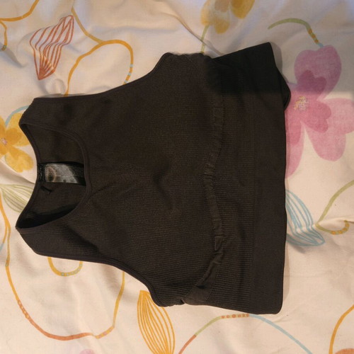 Mango sports bustier like new with back opening, size S