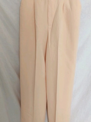 Zara Long Wide-Leg Pants Ecru New, Size S