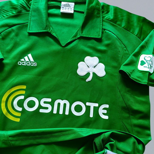 Panathinaikos FC Adidas 2008–09 100 Years Anniversary Home Shirt like new