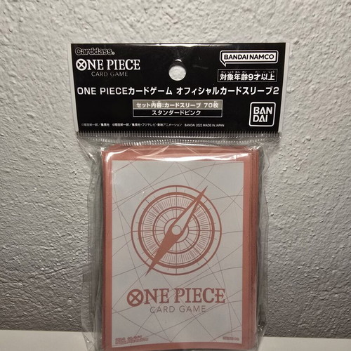 One Piece Card Game Sleeves Pink 70ct new sealed