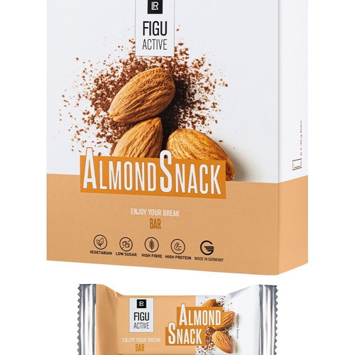 LR FIGUACTIVE Almond Snack Bars pack of 6, light chocolate