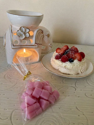 Wax melts Pavlova new, plant-based with fragrance
