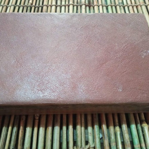 Wooden ashtray for brass weights used