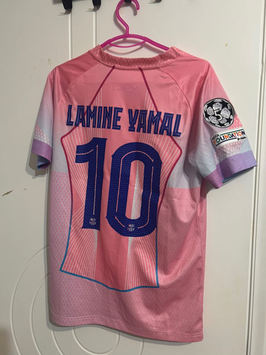 Nike Lamine Yamal 10 XL ピンクシャツ Youth Lamine Yamal #10 Nike Pink Alternate | Mercari