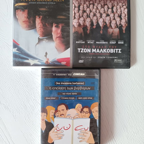 DVDs 3 classic movies like new with Greek subtitles