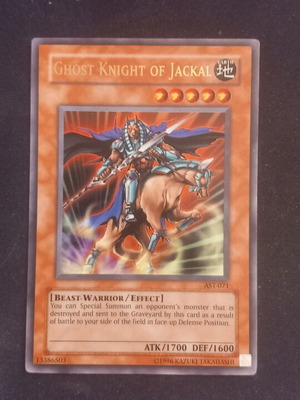 Ghost Knight of Jackal Ultra Rare card mint condition AST-071