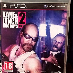 Kane and Lynch dog days 2 ps3