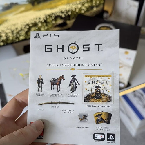 Ghost of Yotei Digital Deluxe Edition Collector’s booklet new