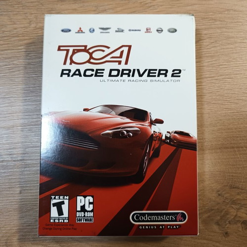 Toca Race Driver 2 PC used, small box with manual and DVD