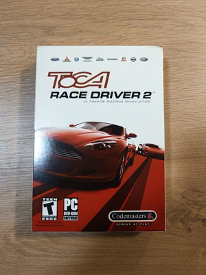 Toca Race Driver 2 PC used, small box with manual and DVD