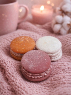 Wax melts macaroons 50g 3pcs made of soy wax made to order