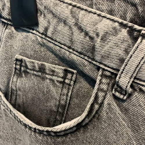 Jean wide leg gray like new, size L