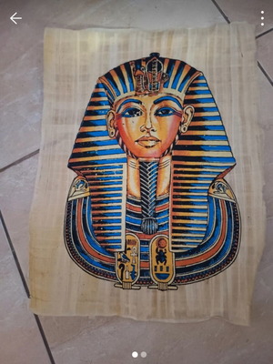 Authentic papyrus with certificate