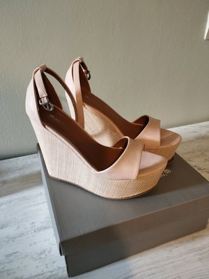 Migato platform shoes used, pink, size 38