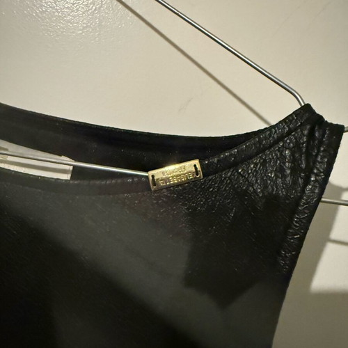 Elizabeta Franchi dress size 42 like new with leather details black