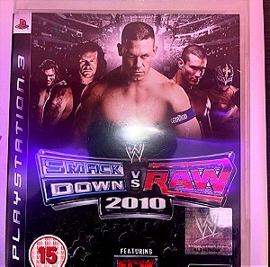WWE ps3 2010 videogame παιχνίδι Smack vs Raw