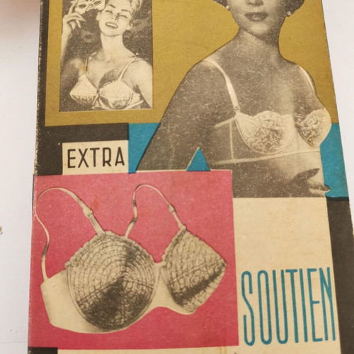 1960s bra used, white