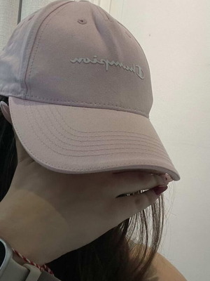 Champion hat pink like new, adjustable