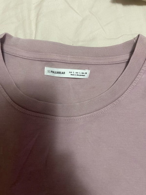 Pink Pull & Bear blouse size L, like new