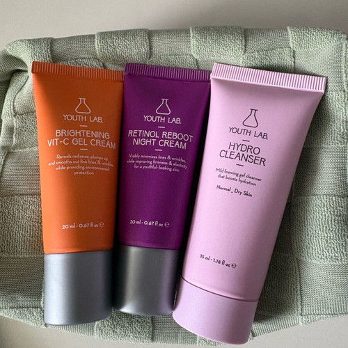 Youth Lab Set Special Sizes new with cleanser and creams