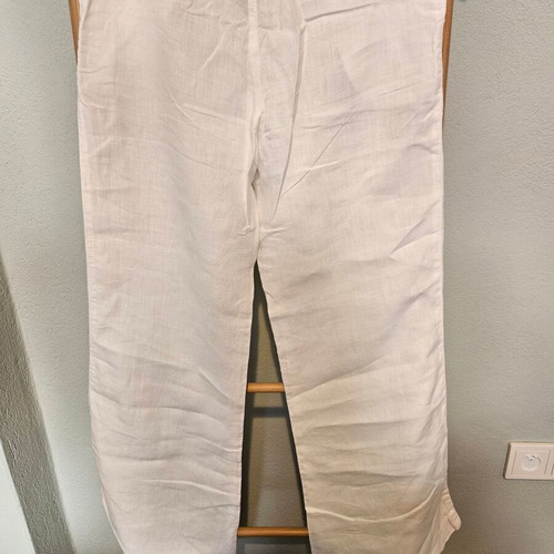 BSB white linen pants used