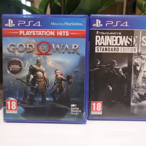 God of War and Rainbow Six Siege PS4 games